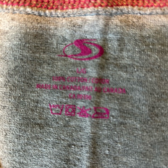 Gray Tank Top with Pink stitching - Picture 2 of 2